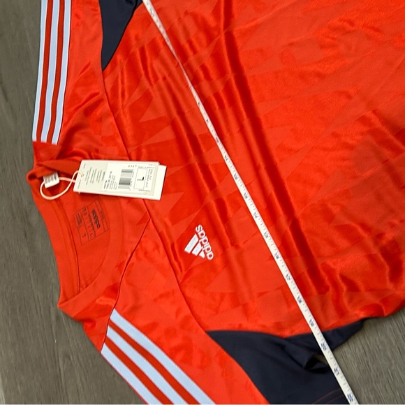 Adidas Women’s Tiro Ss AEROREADY Jersey Red Size Large NWT - Picture 10 of 11